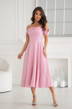 off-shoulder-midimekko