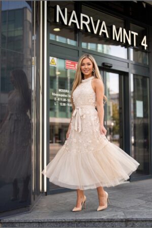 Juhlamekko Lissy - beige