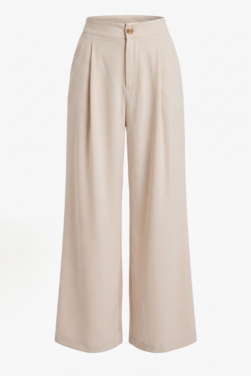 suorat housut naomi beige suorat housut naomi beige